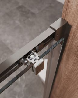 Душевая дверь CEZARES MOLVENO-BF-1-140-C-GM-IV оружейная сталь